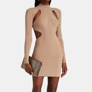 NWT Herve Leger ottoman mini dress